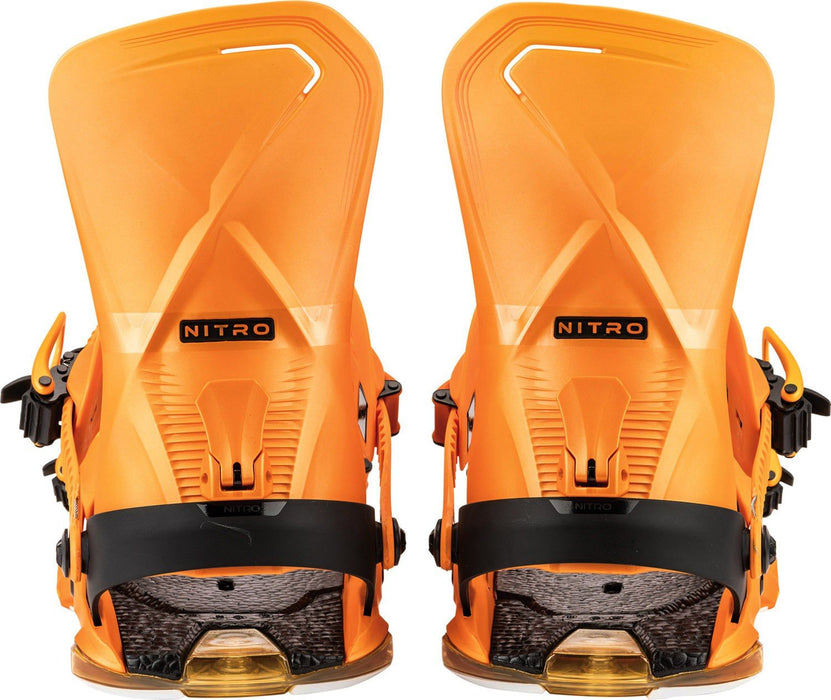 Nitro Phantom Snowboard Bindings Men's Large (US 11-14) Orange Fade New 2026