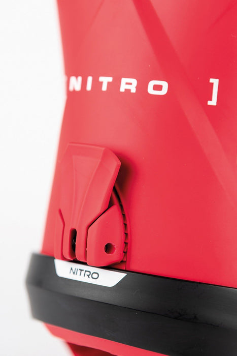 Nitro Team Snowboard Bindings Large (US Men's 11-14) Vivid Red New 2026