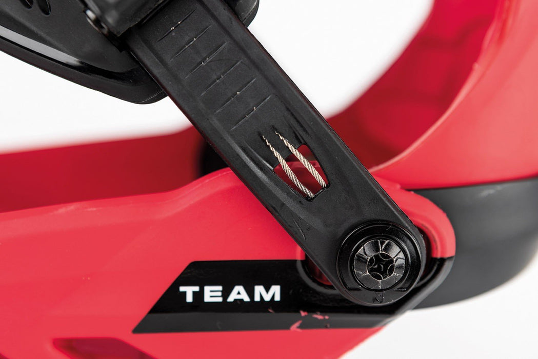 Nitro Team Snowboard Bindings Medium (US Men's 7-10.5) Vivid Red New 2026