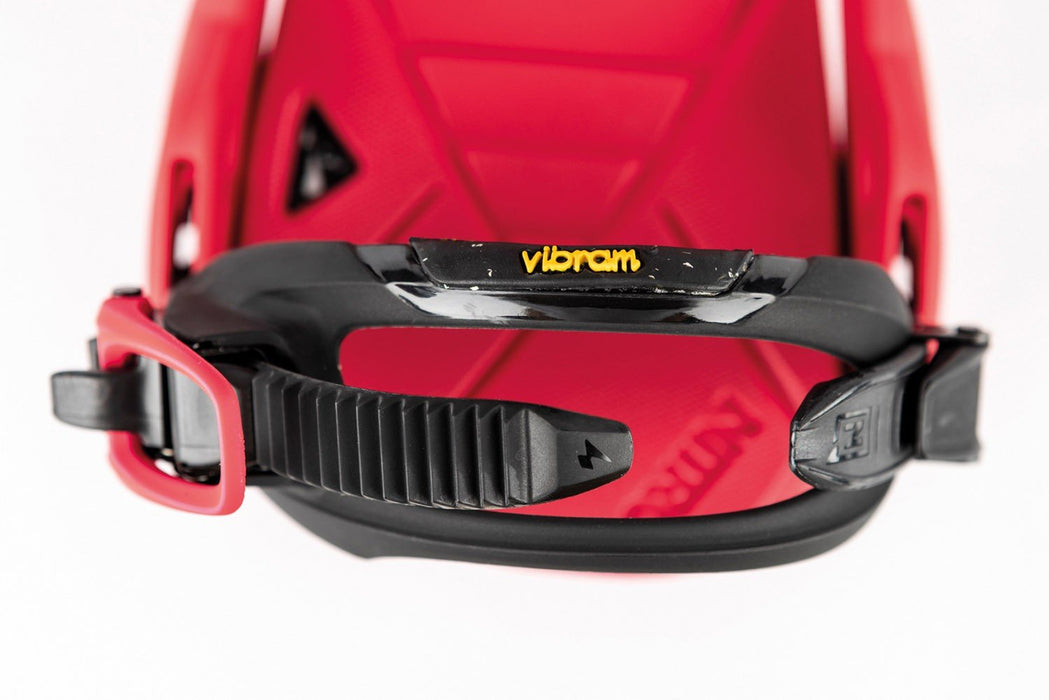 Nitro Team Snowboard Bindings Large (US Men's 11-14) Vivid Red New 2026