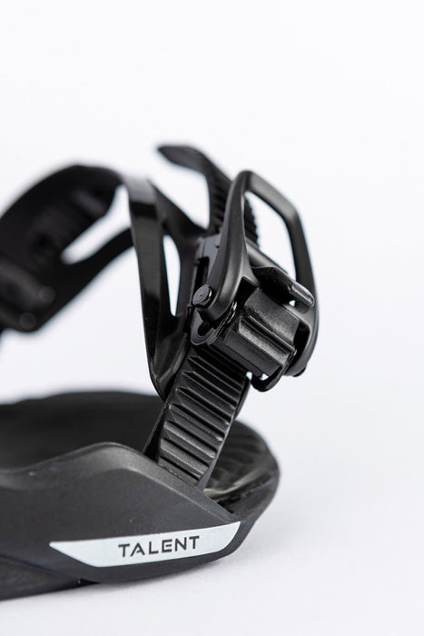 Nitro Talent Snowboard Bindings Unisex Small Fits Mens (US 3-6.5) Black New 2026