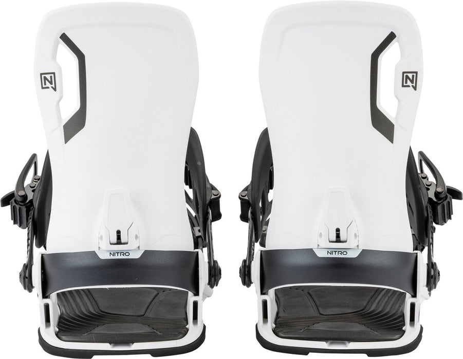 Nitro Talent Snowboard Bindings Unisex Large Fits Mens (US 11-14) White New 2026