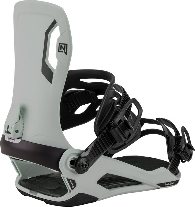Nitro Talent Snowboard Bindings Unisex Large Fits Men's (US 11-14) Gray 2026