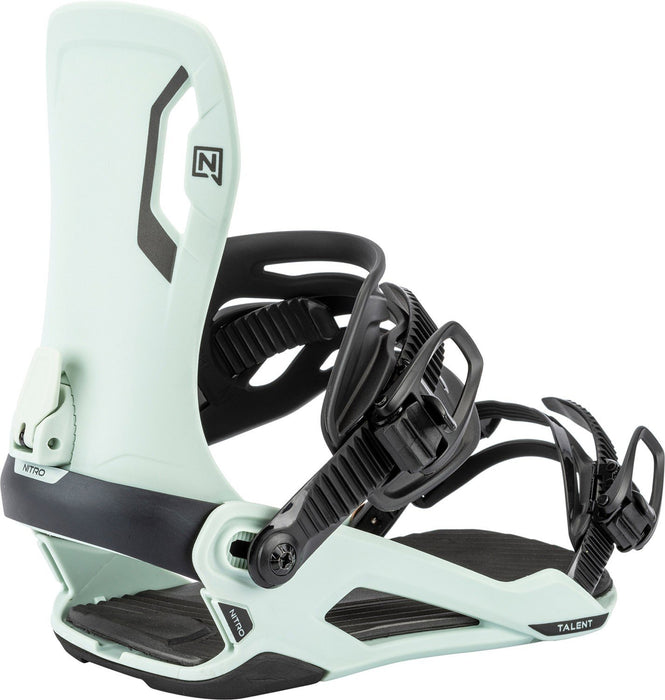 Nitro Talent Snowboard Bindings Unisex Large Fits Men's (US 11-14) Silt New 2026