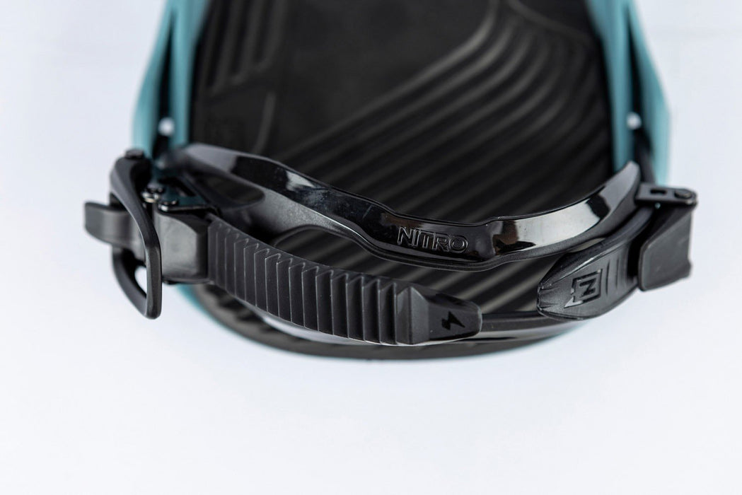 Nitro Talent Snowboard Bindings Unisex Medium Fits Men's (US 7-10.5) Dark Teal