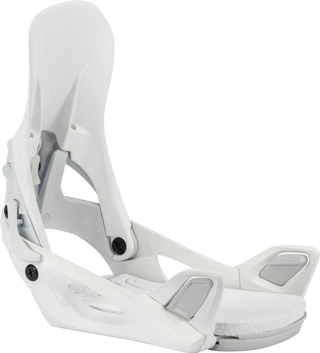 Nitro Step On Snowboard Bindings Women's Large (US 9-11) White New 2026