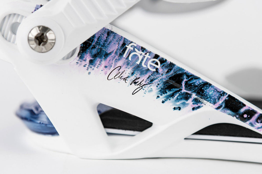 Nitro Fate Snowboard Bindings Women's Small/Medium (US 5.5-10.5) Celia Petrig
