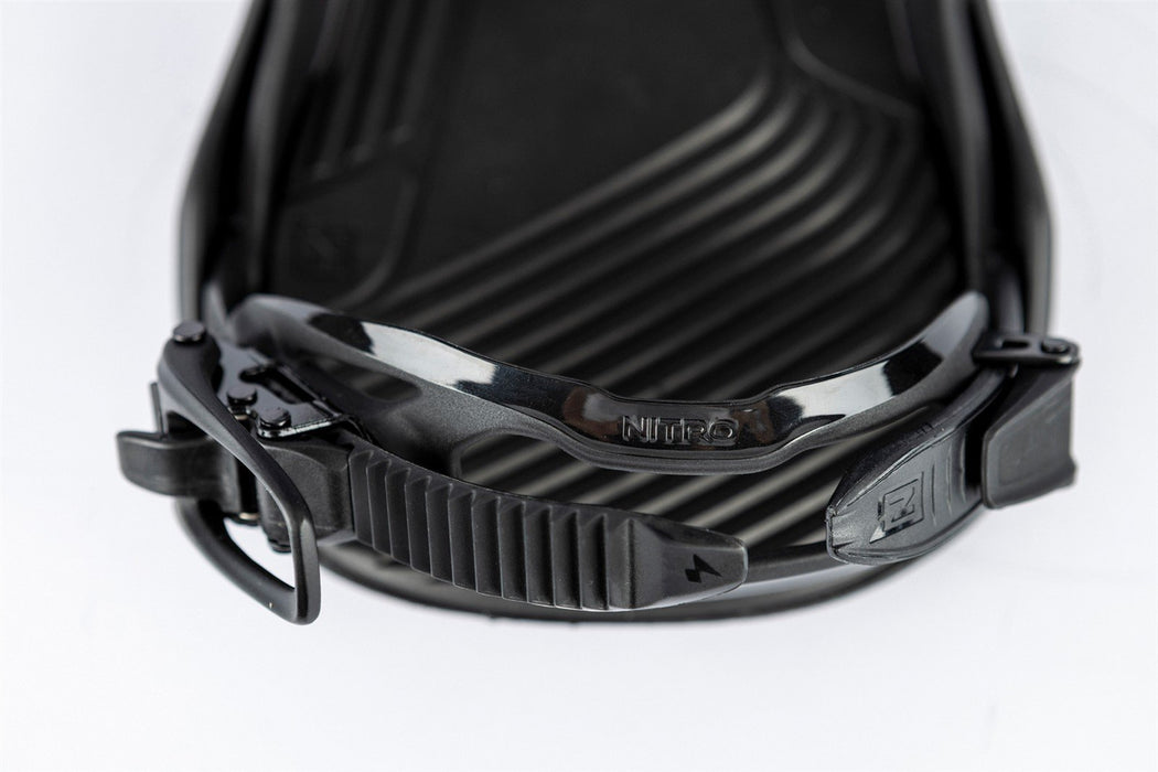 Nitro Charger Mini Youth Snowboard Bindings Small (US Kids 3 - 6.5) Black New