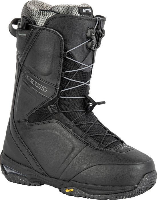 Nitro Team TLS Snowboard Boots, US Men's Size 12.5, Black New 2024