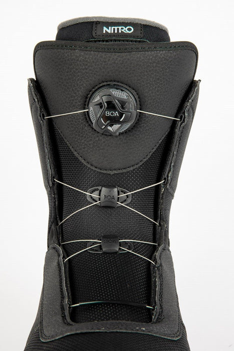 Nitro Vagabond Boa Snowboard Boots, US Men's 13.5, Black New 2023