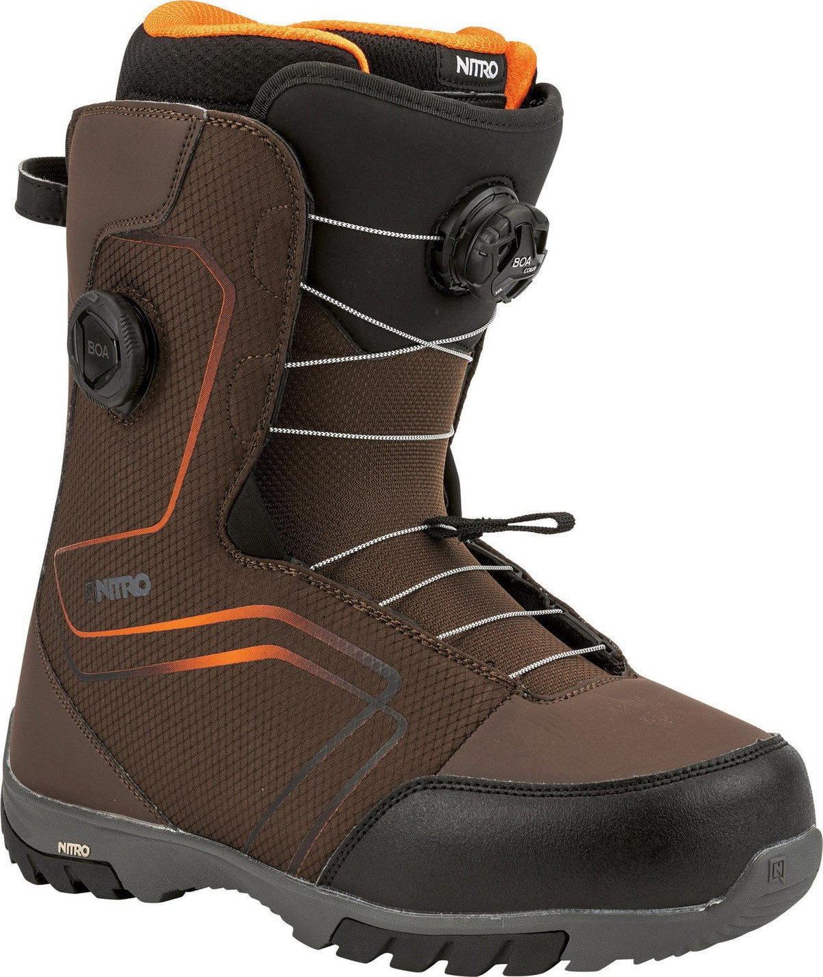 Nitro Sentinel Boa Snowboard Boots US Men's Size 12 Brown New 2025