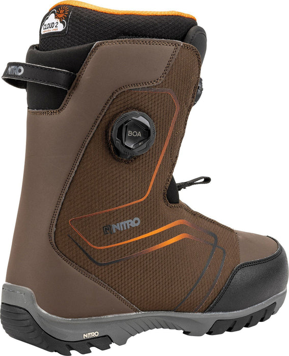 Nitro Sentinel Boa Snowboard Boots US Men's Size 13 Brown New 2025