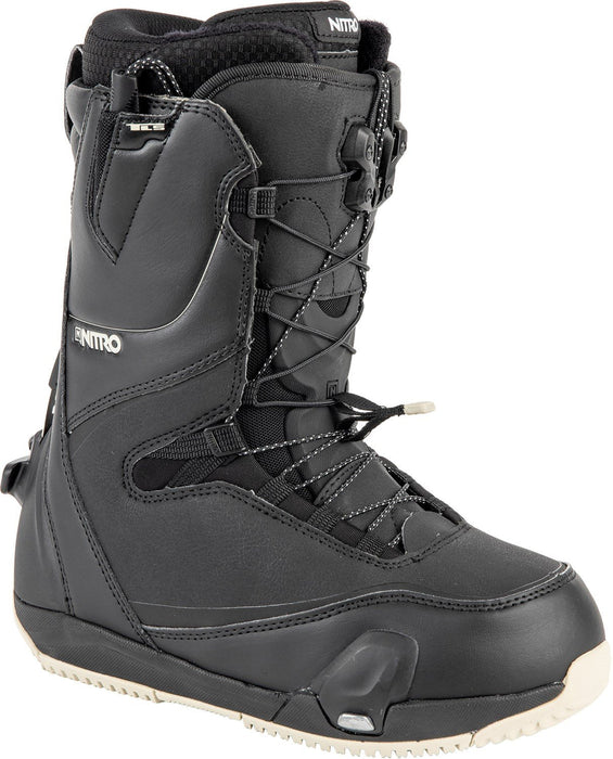 Nitro Cave TLS Step On Snowboard Boots, Women's 10, Black / Sand New Burton Only