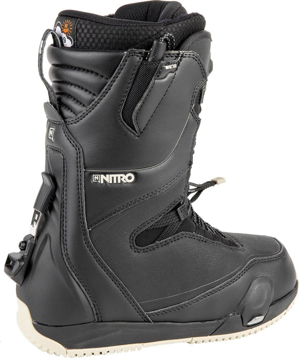 Nitro Cave TLS Step On Snowboard Boots, Women's 9, Black / Sand New Burton Only