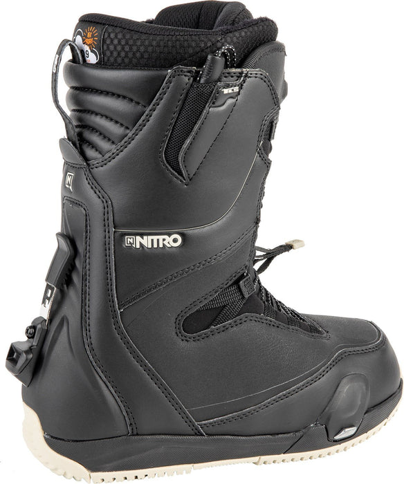 Nitro Cave TLS Step On Snowboard Boots, Women's 10, Black / Sand New Burton Only