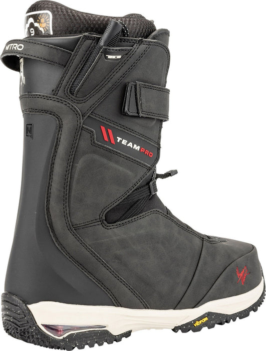 Nitro Team Pro MK TLS Snowboard Boots US Men's Size 11.5 Black New 2025