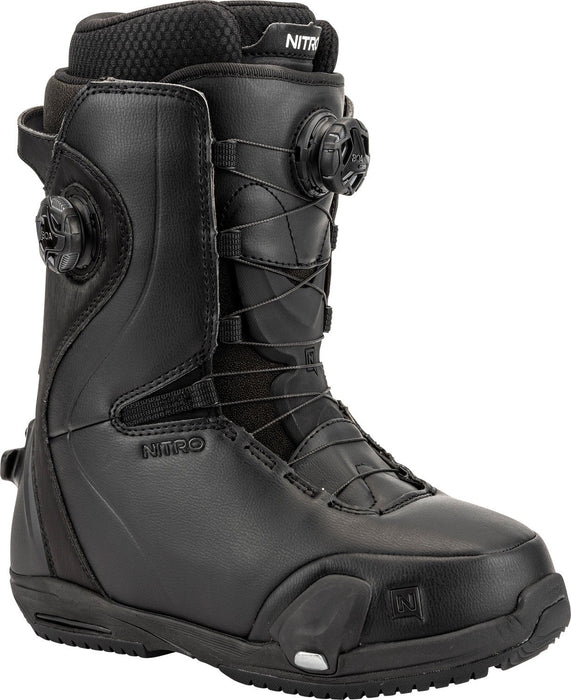 Nitro Dynasty Boa Step On Snowboard Boots, Womens 7.5 Black New