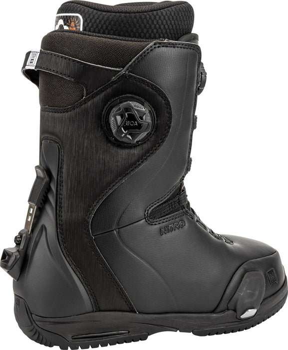 New Nitro Dynasty Boa Step On Snowboard Boots, Womens 8.5 Black