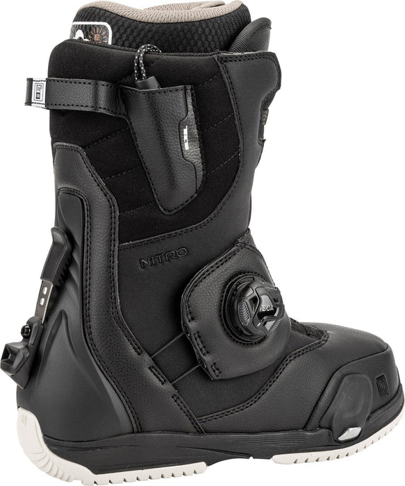 Nitro Cave TLS Step On Snowboard Boots, Women's 8.5 Black New 2025 Burton Only