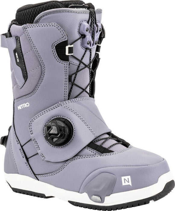 Nitro Cave TLS Step On Snowboard Boots, Women's 9 Lilac New 2025 Burton Only