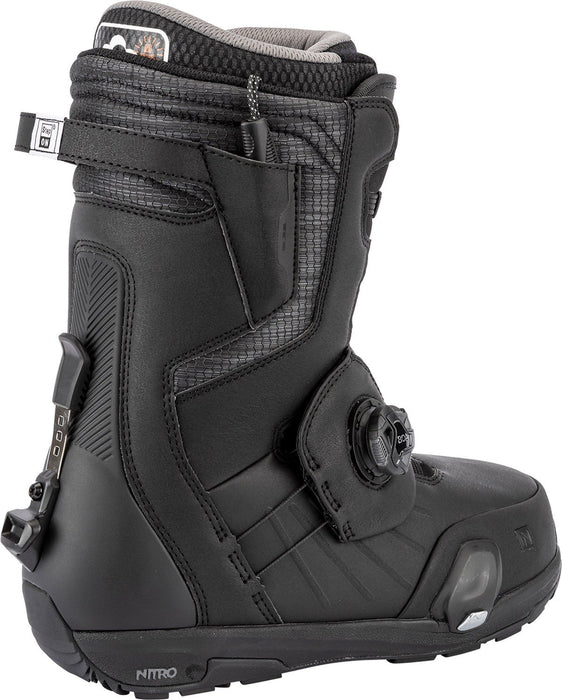 Nitro Profile TLS Step On Compatible Snowboard Boots Men's 9 Black 2026
