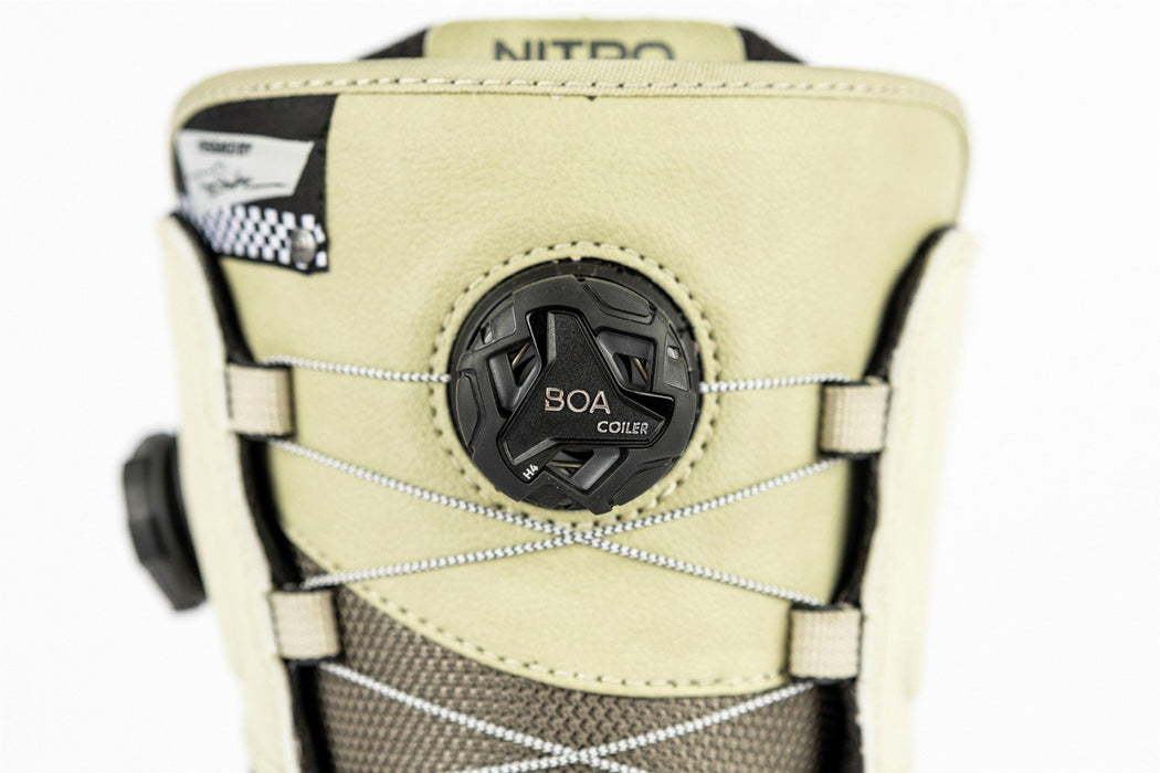 Nitro Team Boa Snowboard Boots US Men's Size 12.5 Desert New 2026