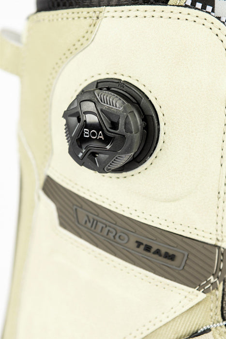 Nitro Team Boa Snowboard Boots US Men's Size 10.5 Desert New 2026