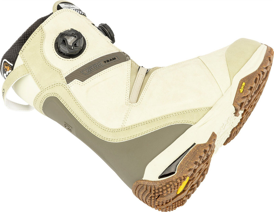 Nitro Team Boa Snowboard Boots US Men's Size 13.5 Desert New 2026
