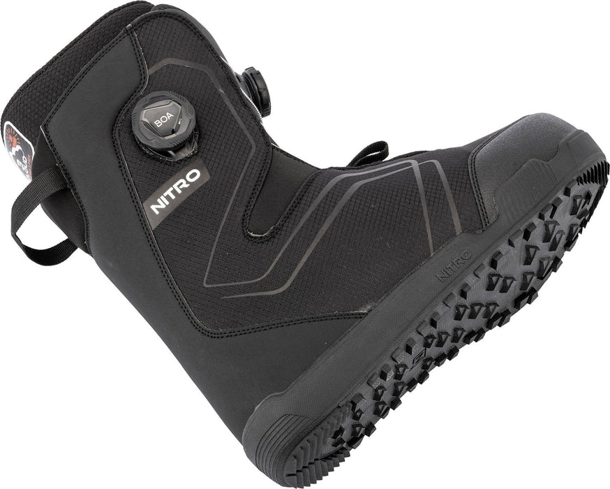 Nitro Sentinel Boa Snowboard Boots US Men's Size 9 Black New 2026