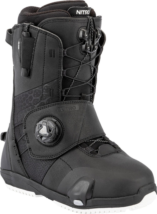 Nitro Monarch TLS Step On Compatible Snowboard Boots, Women's 7 Black New 2026