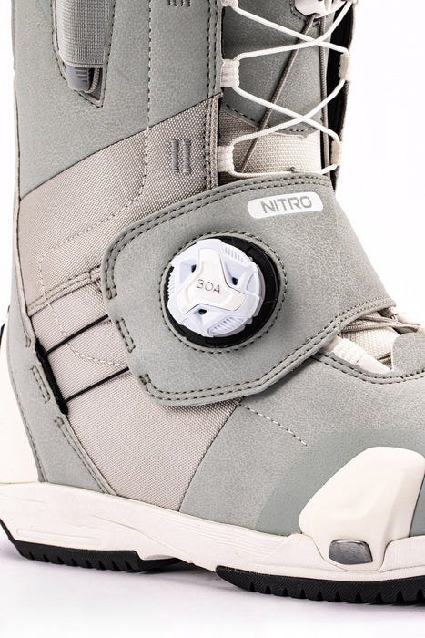 Nitro Monarch TLS Step On Compatible Snowboard Boots, Women's 10 Grey New 2027
