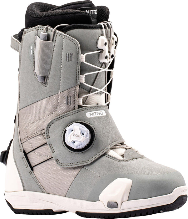 Nitro Monarch TLS Step On Compatible Snowboard Boots, Women's 9.5 Grey New 2027