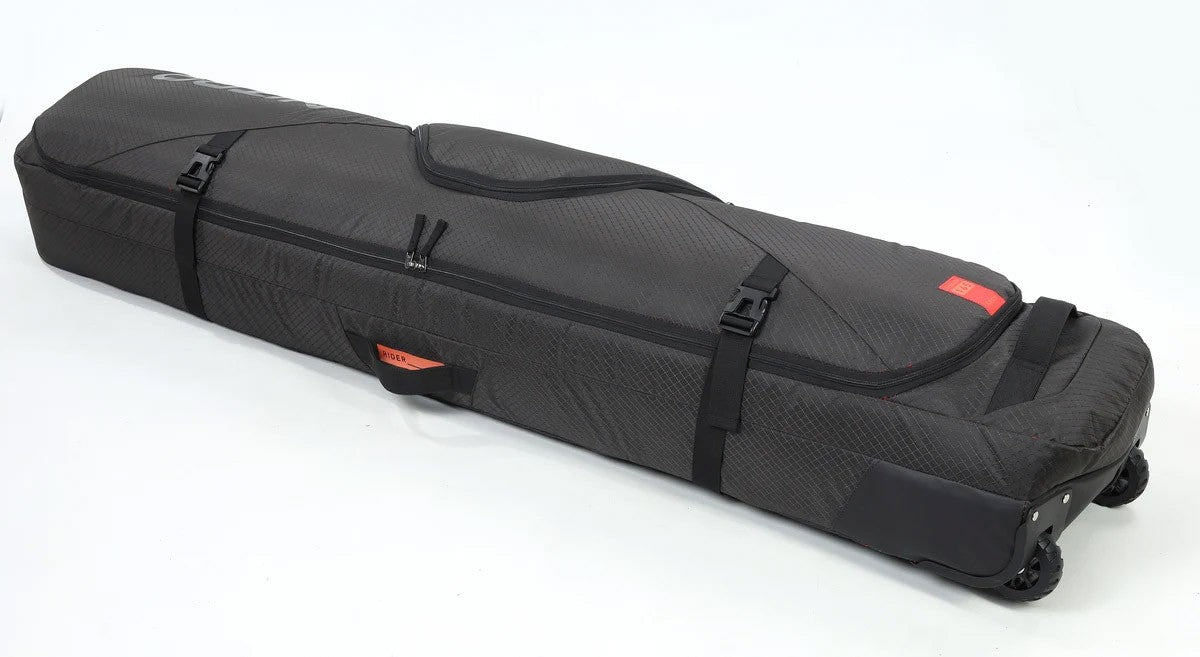Nitro Tracker Wheelie Wheeled Padded Snowboard Travel Bag 165 cm Raven Black New