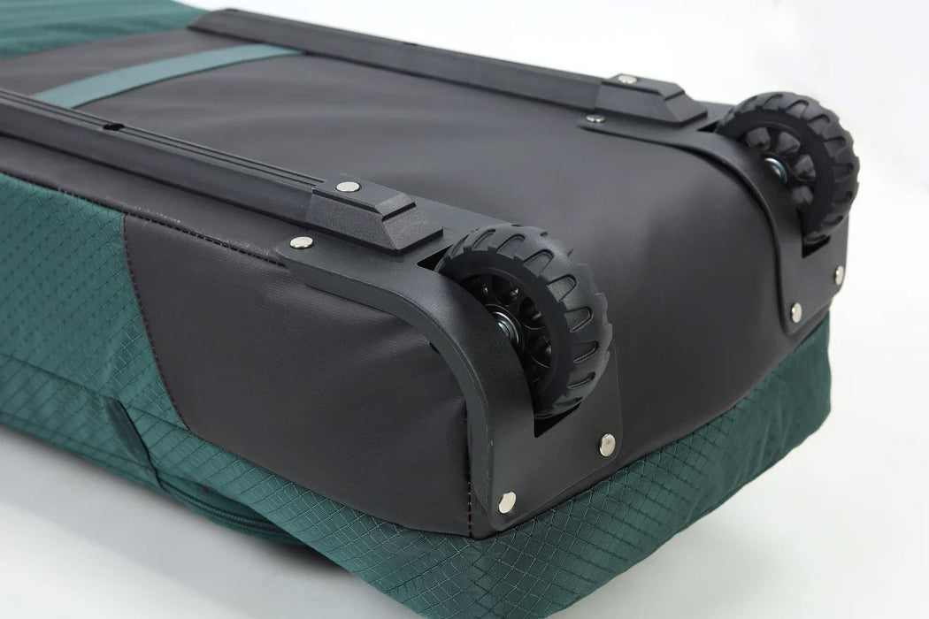 Nitro Tracker Wheelie Wheeled Padded Snowboard Travel Bag 165cm Jungle Green New