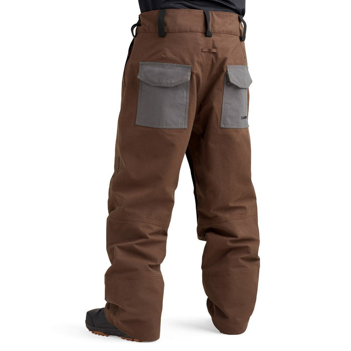 Dakine A-1 Shell Snowboard Pants Unisex Large Russet Brown New
