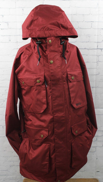 Airblaster AB/BC Snowboard Jacket, Men's Medium, Oxblood Red New