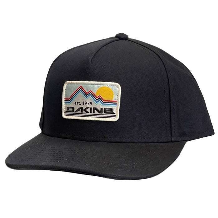 Dakine All Sports Patch Ball Cap Snapback Curved Brim Hat Black Peak New
