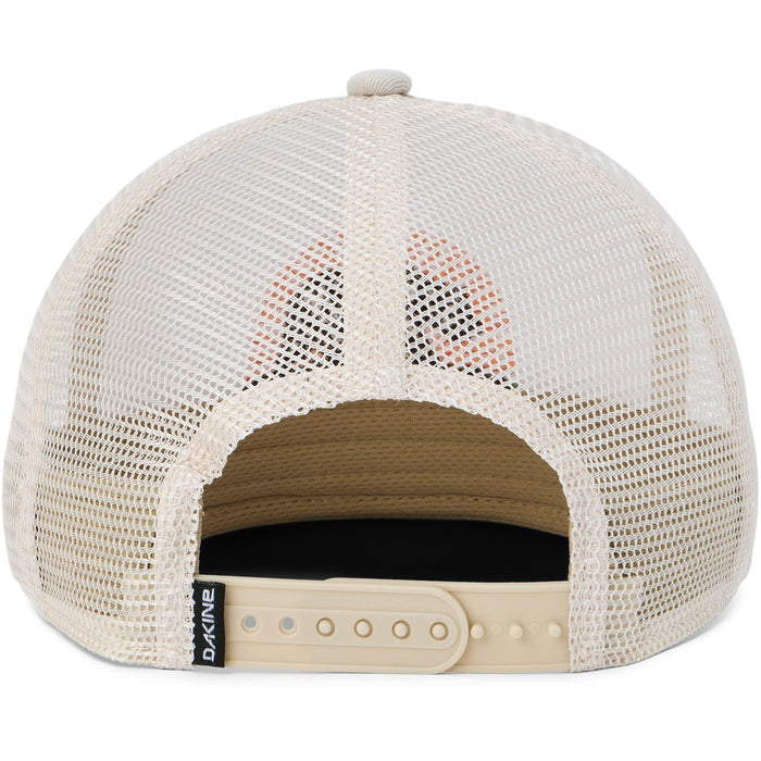 Dakine All Sports Trucker Cap Snapback Mid Crown Curved Brim Hat Silver Lining