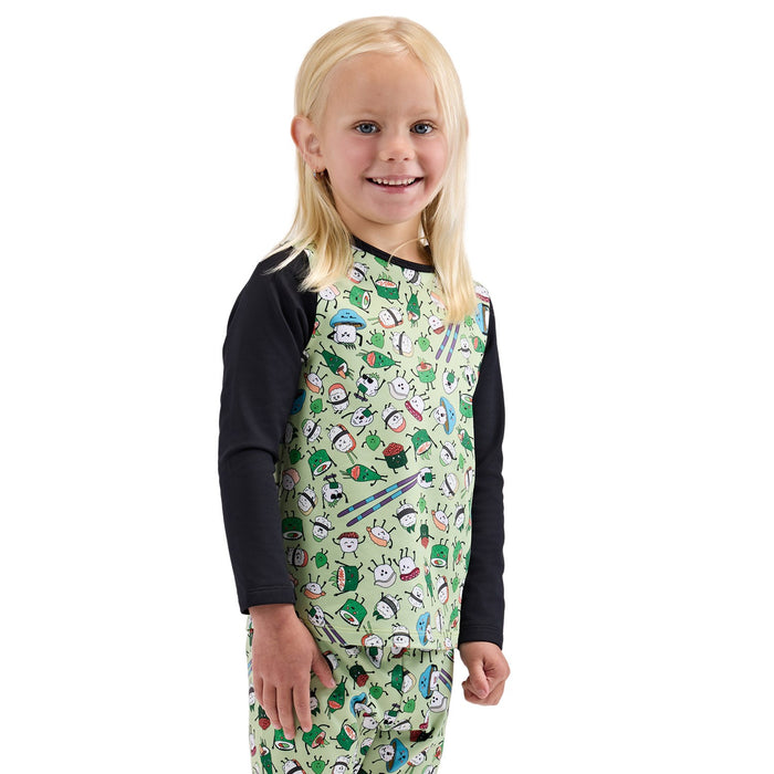 BlackStrap Kid's Little Pine Base Layer Pants Bottom 6T Sushi Sprout Print New