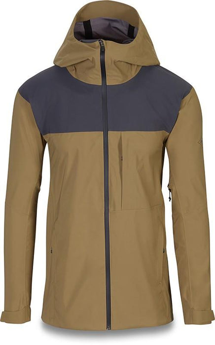 Dakine Arsenal 3L Shell Snow Jacket, Mens Large, Sandstorm / India Ink Blue New