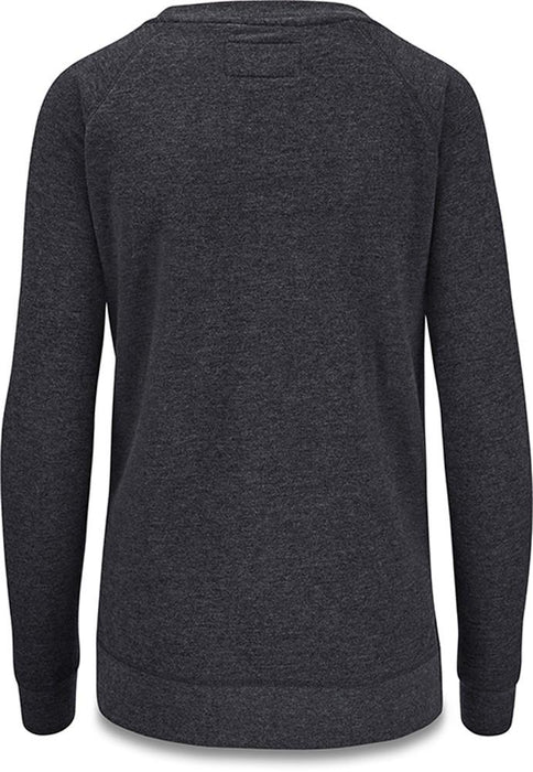 Dakine Women's Arya Eco Fleece Pullover Sweatshirt Medium Heather Black Logo New