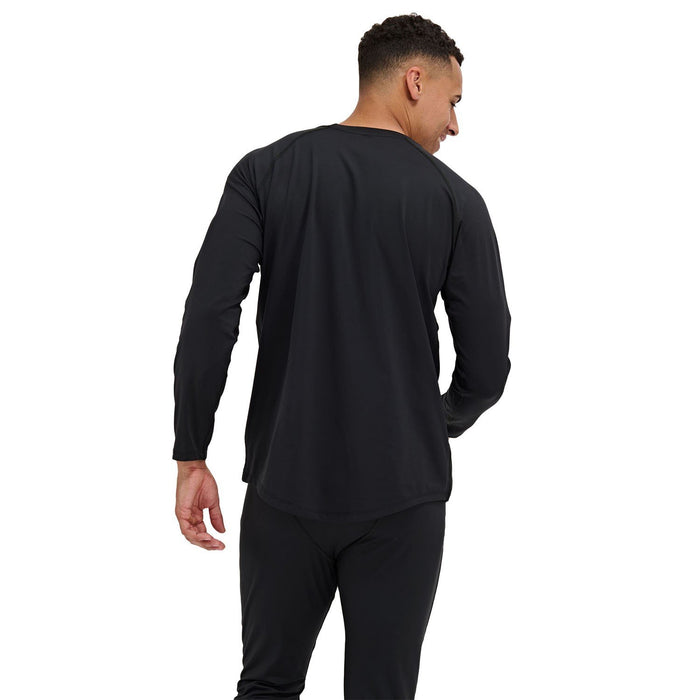 BlackStrap Men's Skyliner All-Season Base Layer Crewneck Shirt XXL Solid Black