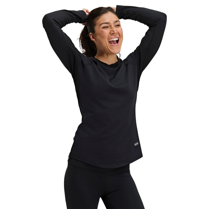 BlackStrap Women's Skyliner All-Season Base Layer Crewneck Shirt Large Black New