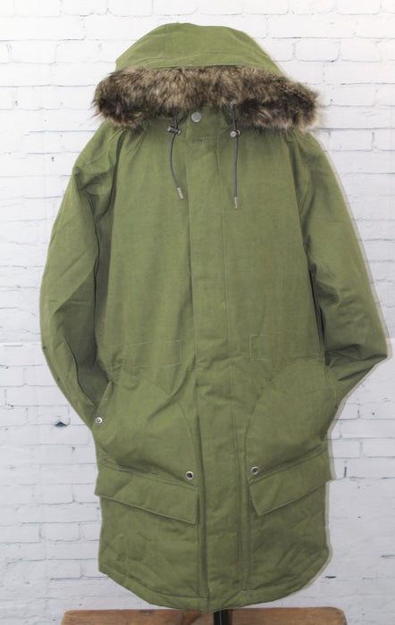 O'Neill Journey Parka Winter Jacket, Men's Medium, Winter Moss Green