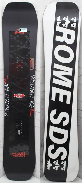 Rome SDS Agent Pro Men's Snowboard, Size 151 cm True Twin, 2024 - Demo