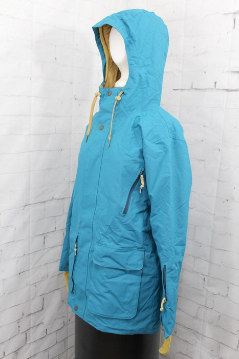 Airblaster Nicolette Insulated Snow Jacket, Women's Size Medium, Ocean Blue New