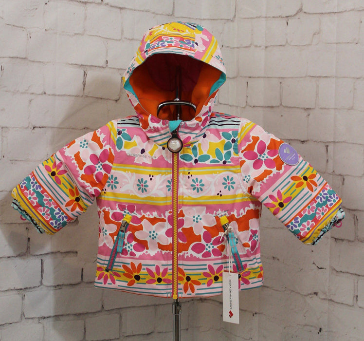 Obermeyer Kid's Ashor Insulated Snow Jacket, Toddler Size 1, Daisy Dreams Print