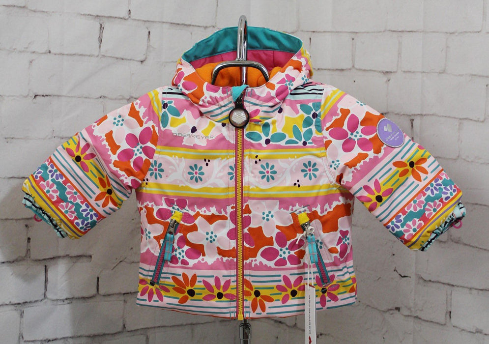 Obermeyer Kid's Ashor Insulated Snow Jacket, Toddler Size 1, Daisy Dreams Print