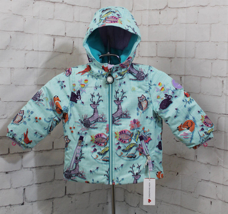 Obermeyer Kid's Ashor Insulated Snow Jacket, Toddler Size 1, Fable Floral Print