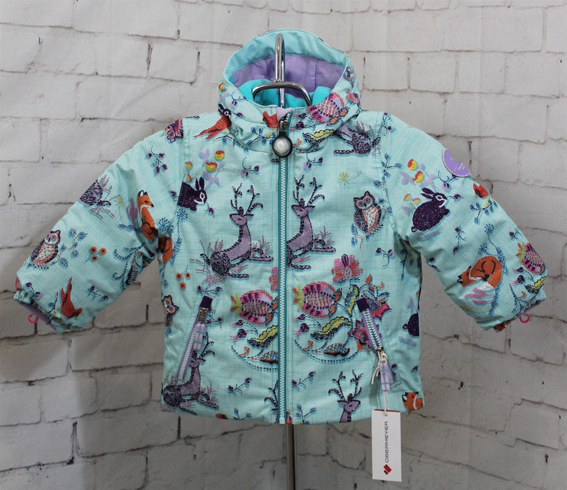 Obermeyer Kid's Ashor Insulated Snow Jacket, Toddler Size 1, Fable Floral Print